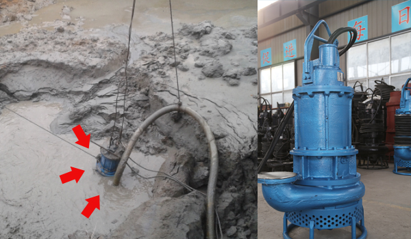 [四川樂山]3寸潛水泥沙泵用于建筑基坑泥沙清理