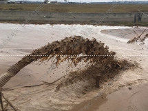 [福州]潛水抽沙泵用于電力沉井打樁抽泥沙